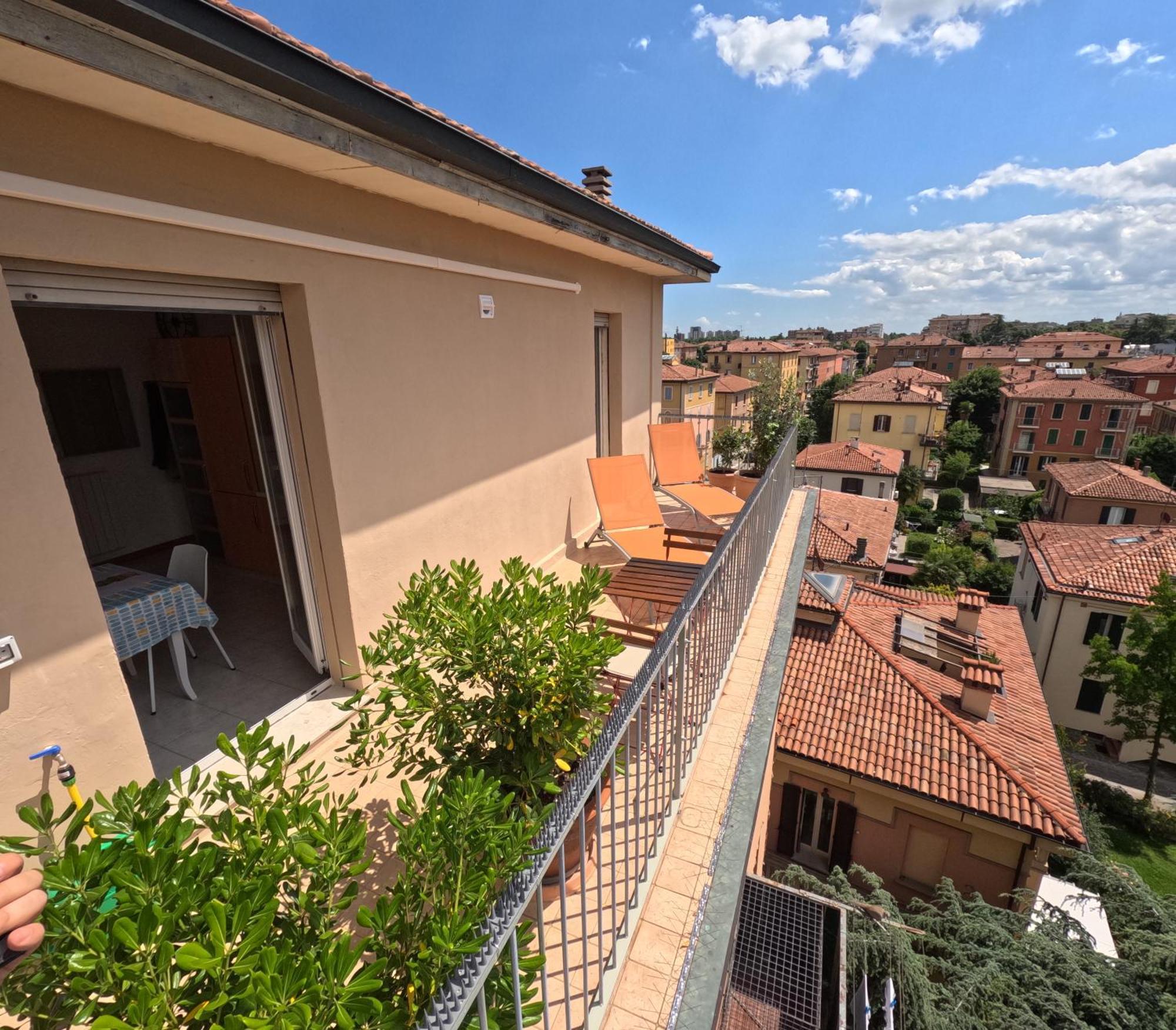 Bellavista Panoramic Terrace Con Terrazza Zona Sant Orsola Bologna